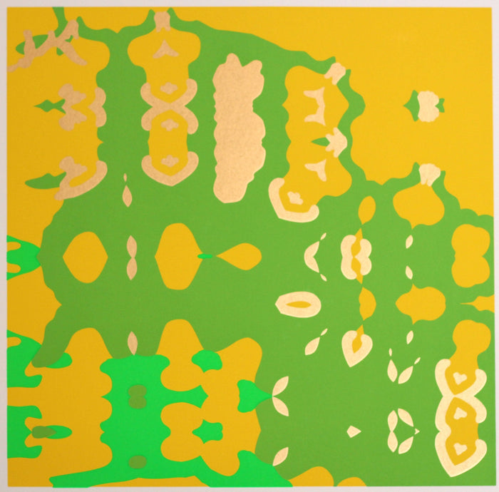 Composition 3 in Green and Yellow