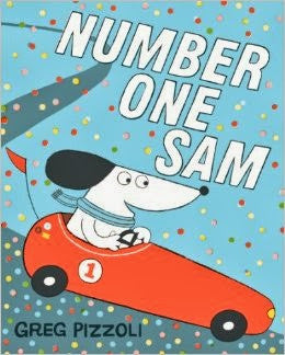 NUMBER ONE SAM book greg pizzoli for children dog racing made in Philadelphia 