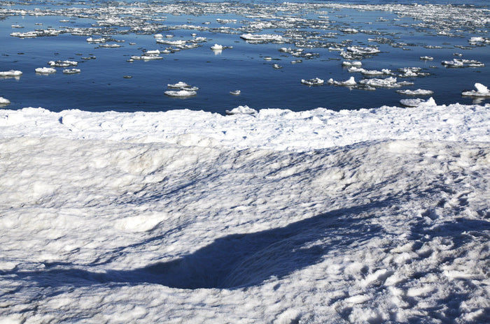 Drift II Rachel Beamer Phototgrpahy Inkjet Print ice ocean blue landscape the print center