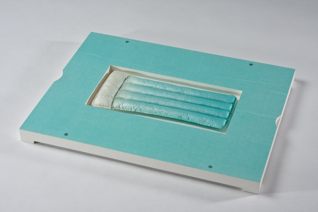 Leisure Pool Suite Kristen Martincic woodcut series of pool prints color abstraction blue gradients circular ovals the print center gallery Philadelphia