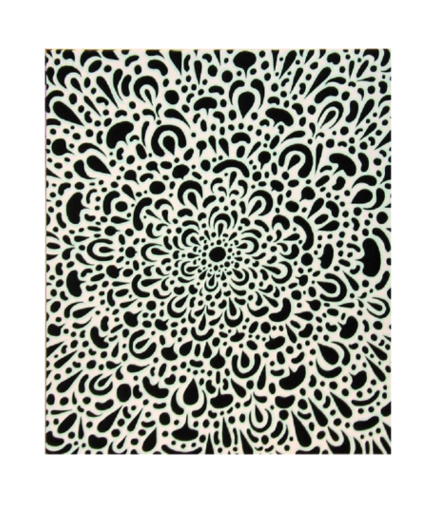 Black and Mint Andrew Jeffrey Wright Silkscreen Made in Philadelphia black and white patterns The Print Center  