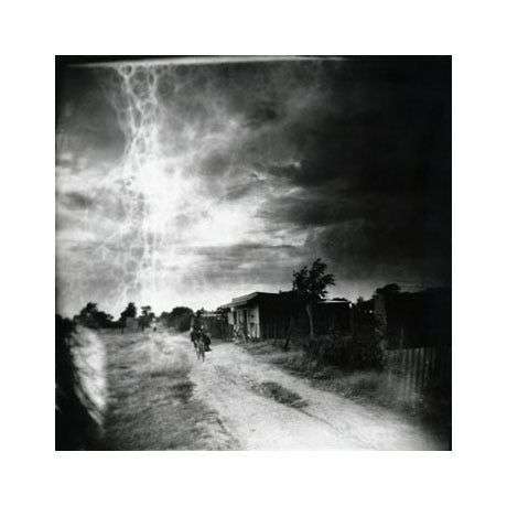 Chemical Bikers Gelatin Silver Print Julia Blaukopf Made in Philadelphia Landscapes Black and White photography The Print Center lightning