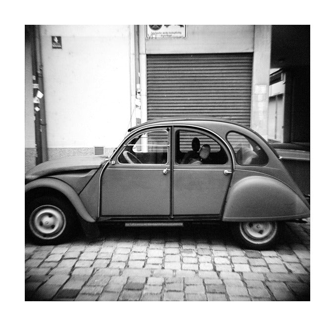 Germany Car old car black and white abstraction made in philadelphia julia blaukopf inkjet print