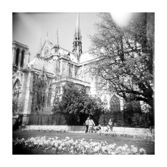 Notre Dame II church gelatin silver print made in philadelphia the print center churches