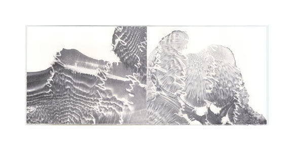 Breach Lithograph Hester Stinnett Black and White Abstraction Made in Philadelphia The Print Center Heather Stinnett