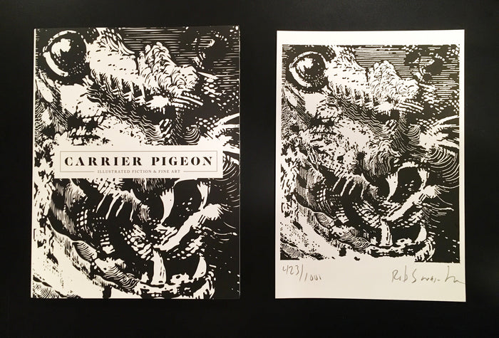 Carrier Pigeon, Volume 4, Issue 4 Magazine Artist Collaboration The Print Center 