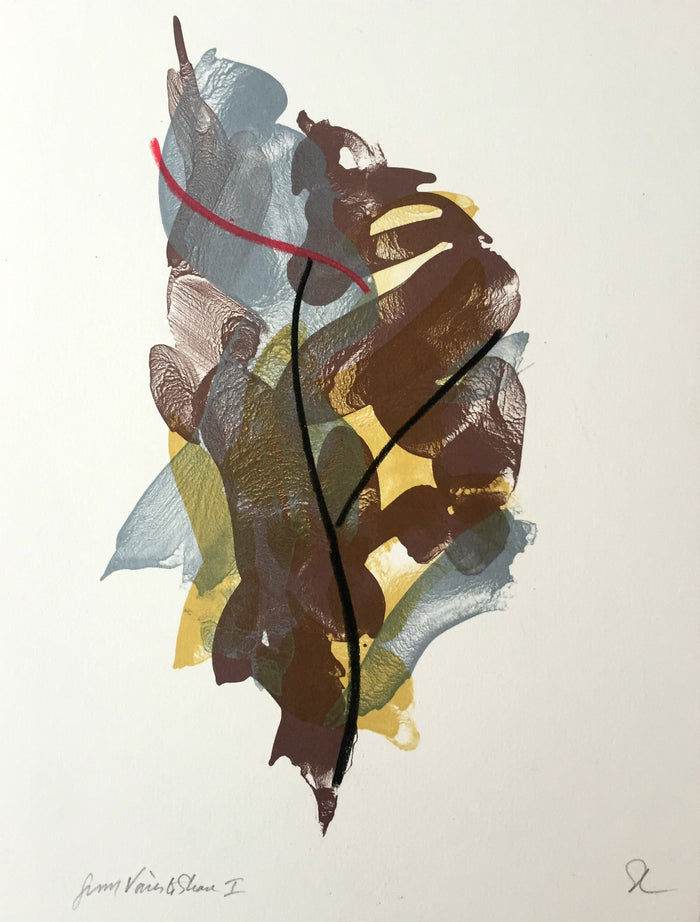 from Voices to Share I Ed Colker Lithography the print center abstraction leaves