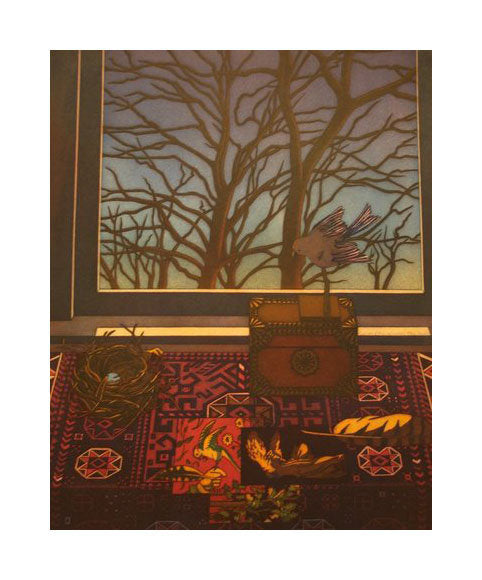 Corner of the Evening Ethcning Katja Oxman the print center still life