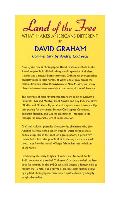 Land of the Free: What Makes Americans Different Aperture essence of the unique the print center david Graham book made in Philadelphia