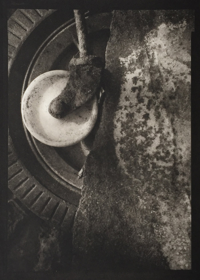 Savannah Still Life Paul Rider Platinum Palladium tire object still life made in Philadelphia photography