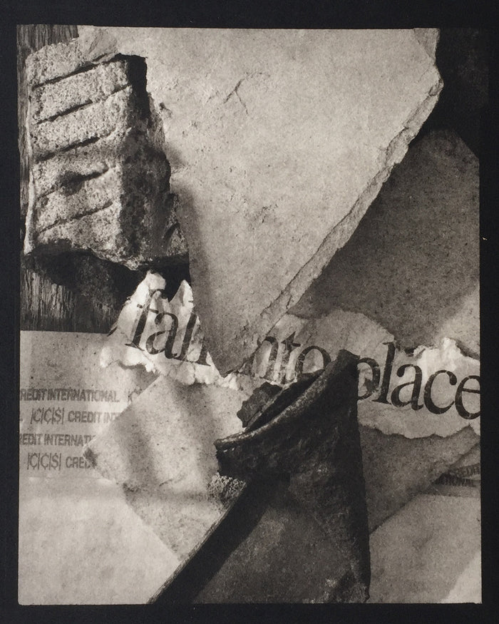 Savannah Still Life Made in Philadelphia the print center photography Paul Rider paper found objects