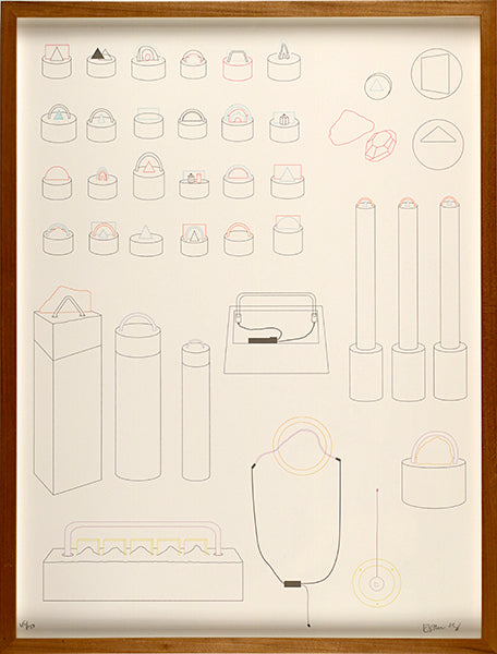  mostly by space operas, core samples, pop culture, geometry and the setting sun Index Kayrock Screenprinting Silkscreen the print center simple lines shapes 