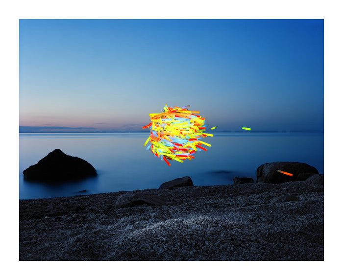 Glow Sticks #1 Thomas Jackson Inkjet Print the print center environmental issues ocean glow sticks lights nostalgia childhood
