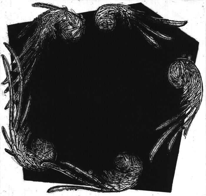Communism and Renaissance etching and aquatint ivanco talevski the print center black and white made in philadelphia