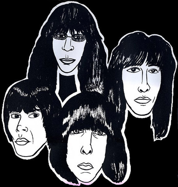 Ramones Thom Lessner Silkscreen the print center band poster 