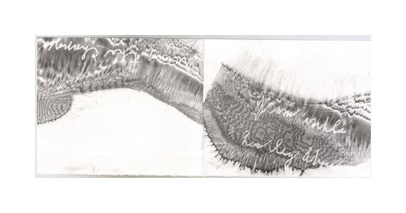 Return Hester Stinnett Lithograph made in Philadelphia black and white abstraction wave diagonal composition