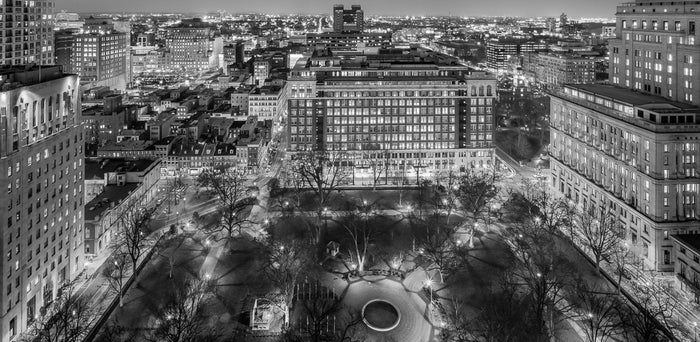 Washington Square Park from Hopkinson House, Philadelphia