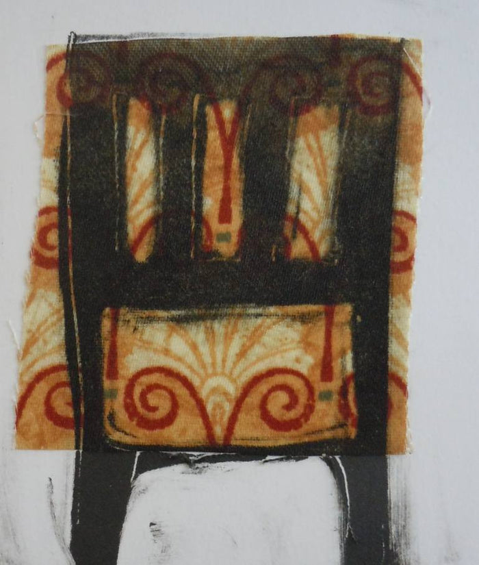 Chair #96 monotype with chine colle nancy citrino The Print Center chairs and seats 