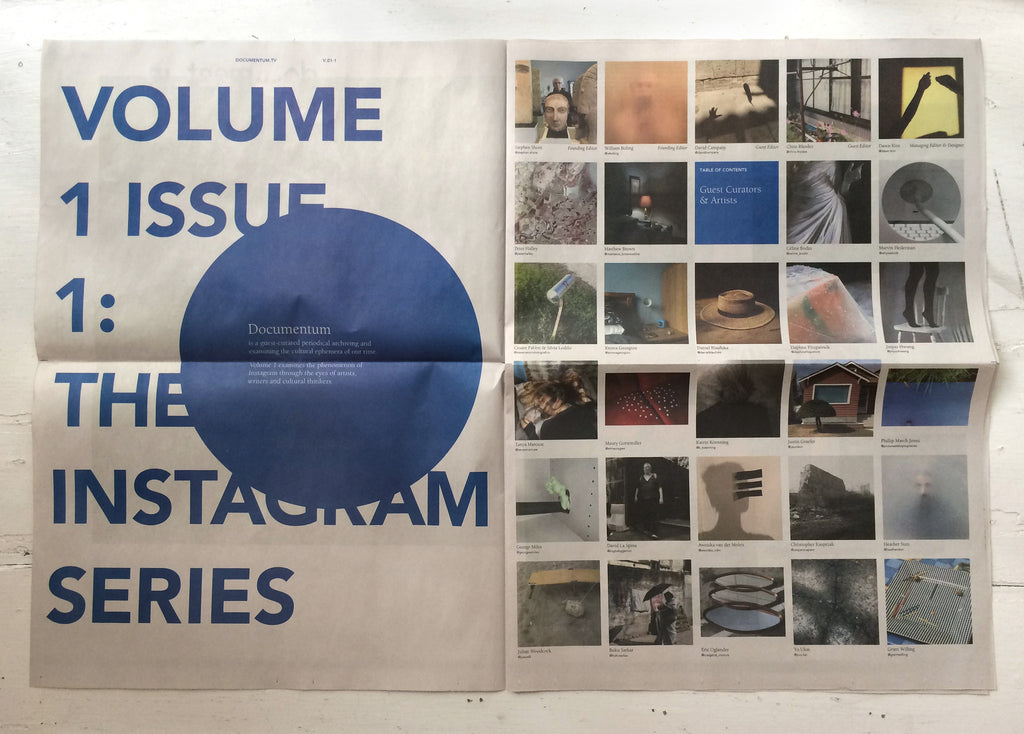 Documentum The Instagram Series social media Fall line press Book artist book the print center Stephen Shore, Tanya Marcuse, Chris Rhodes, David Campany