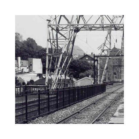 Manayunk Train Station Paul Rider Geltain Silvver Print Train Tracks Black and white Photography made in Philadelphia the print center history