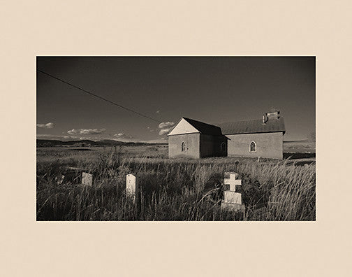 Sagrado Corazón, Rainsville John Benigno the print center black and white photography farmland barn field 