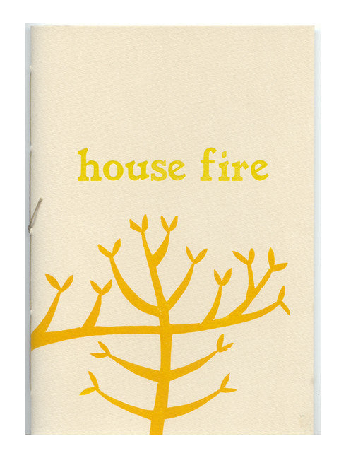 House Fire Katie Baldwin poetry book screen printing trees nature 